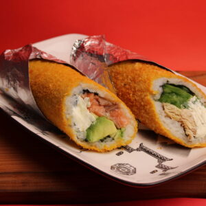 2 vegetales y queso crema